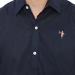 PLCLXVII - Kemeja Pria - Linen Lengan Pendek 1603 - HITAM