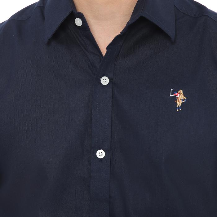 PLCLXVII - Kemeja Pria - Linen Lengan Pendek 1603 - HITAM