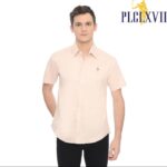 PLCLXVII - Kemeja Pria - Linen Lengan Pendek 1603 - HITAM