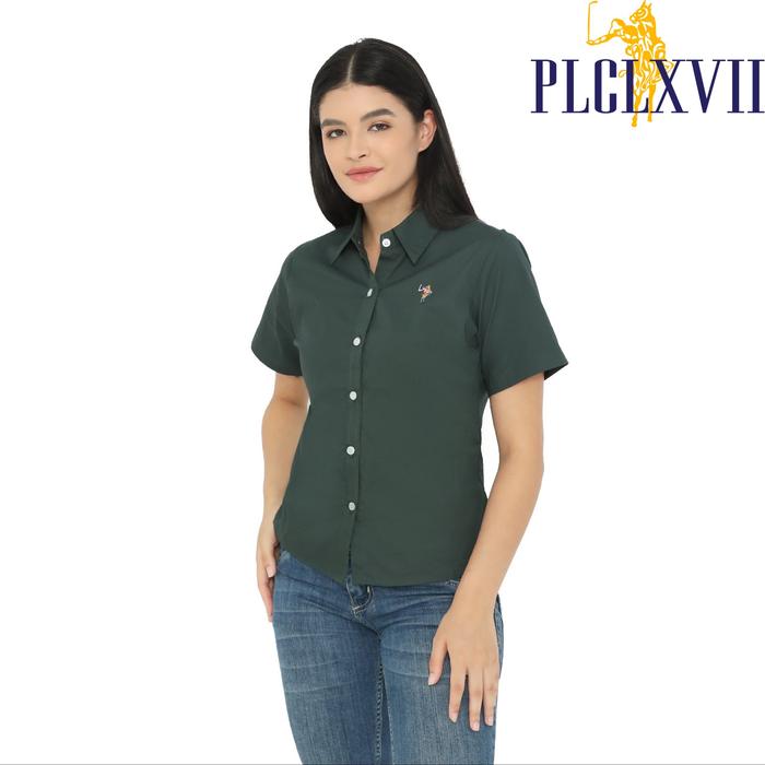 PLCLXVII - Kemeja Wanita - Polos Lengan Pendek 5301