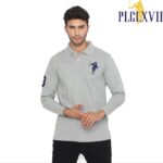 PLCLXVII - Polo Shirt - Lengan Panjang Logo Besar 1006 Fit Pria