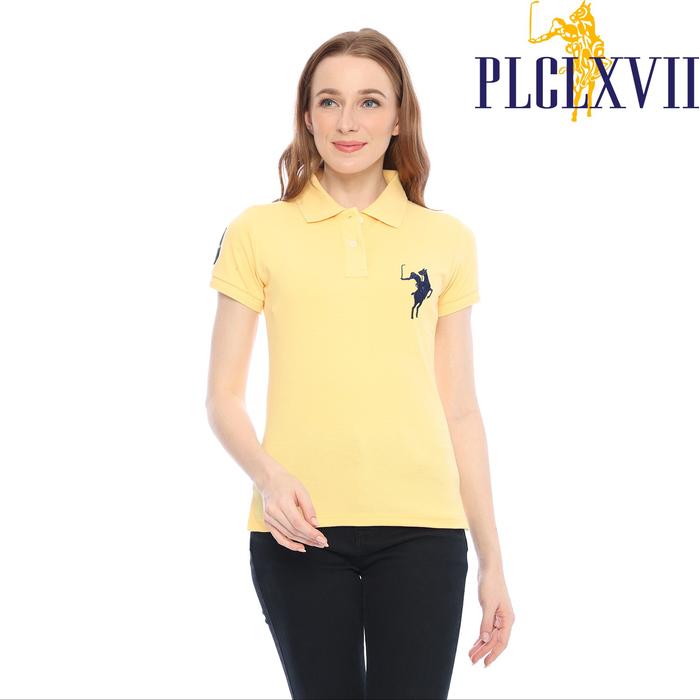 PLCLXVII - POLO SHIRT WANITA - LOGO KUDA BESAR 5002 Kaos Polos