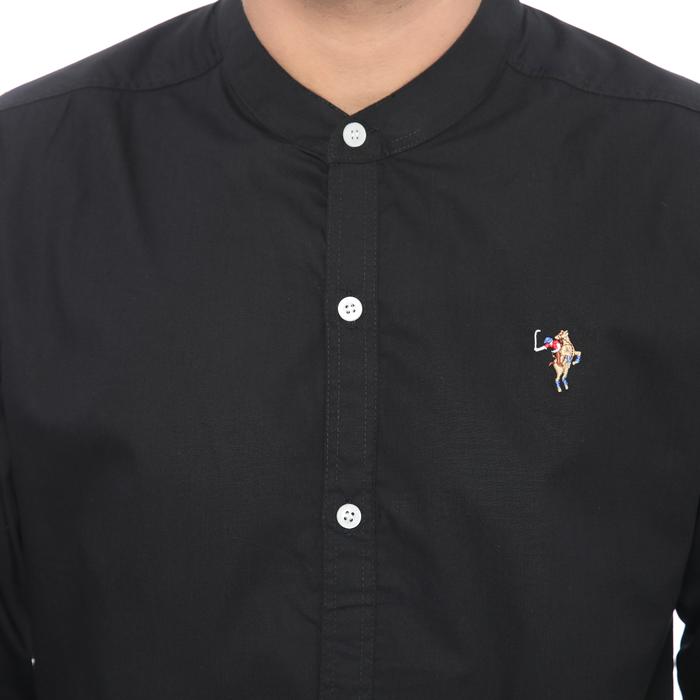 PLCLXVII - Kemeja Pria - Kerah Shanghai Lengan Panjang 1702