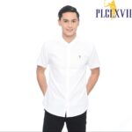 PLCLXVII - Kemeja Pria - Linen Kerah Shanghai Lengan Pendek 1604