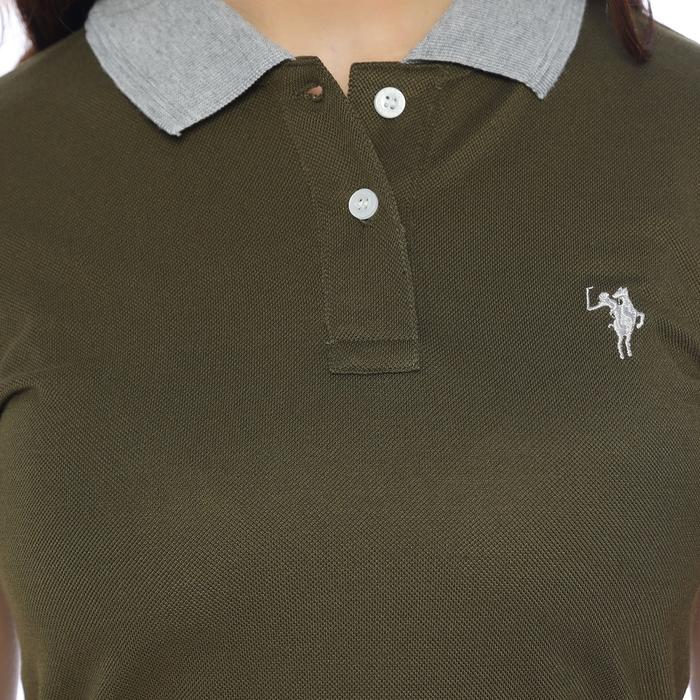 PLCLXVII - Polo Shirt Wanita - Kerah Warna 5101 Kaos Polos