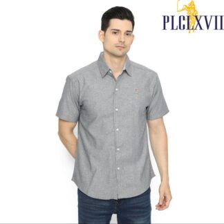 PLCLXVII - Kemeja Pria - Oxford Lengan Pendek 1605