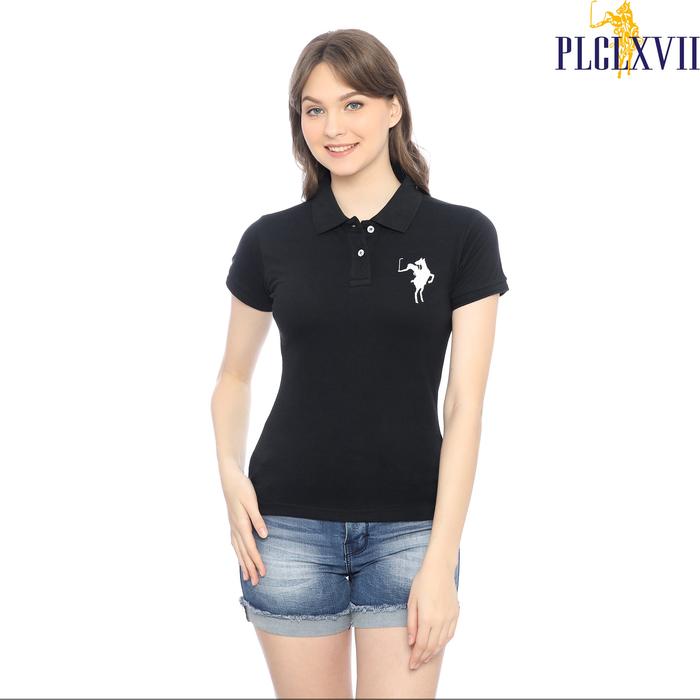 PLCLXVII - POLO SHIRT WANITA - LOGO KUDA BESAR 5002 Kaos Polos