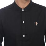 PLCLXVII - Kemeja Pria - Linen Kerah Shanghai Lengan Panjang 1704