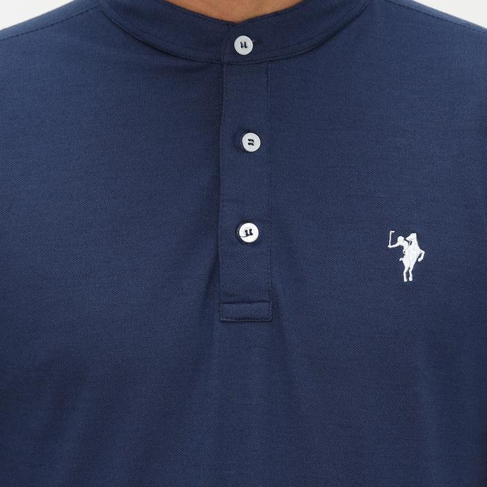PLCLXVII - Polo Shirt Pria - Kerah Shanghai Logo Kecil 1007