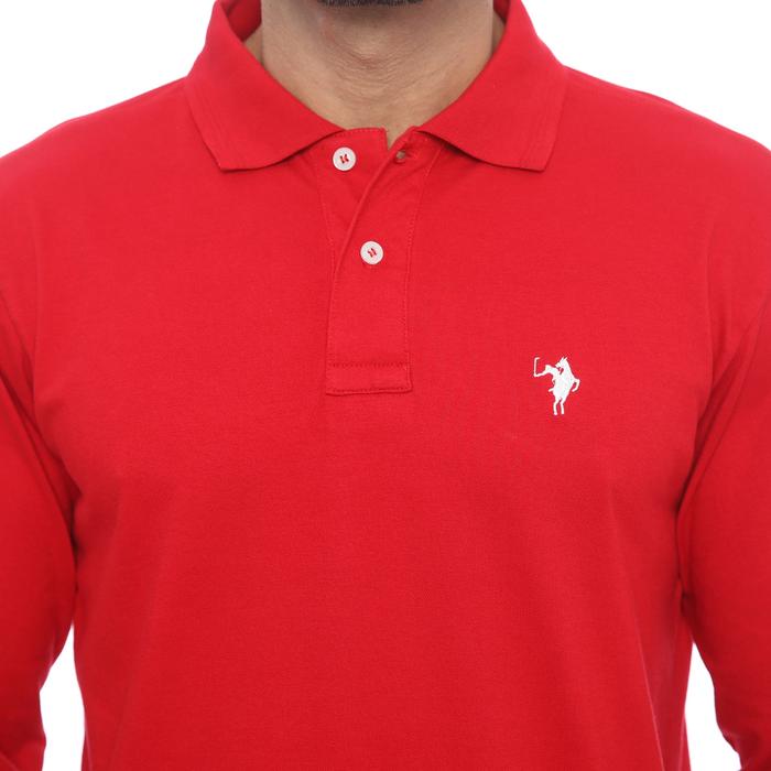 PLCLXVII - Polo Shirt - Lengan Panjang Logo Kecil 1005 Fit Pria