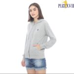 PLCLXVII - JAKET UNISEX WANITA - LOGO KECIL 1500 Fit Panjang