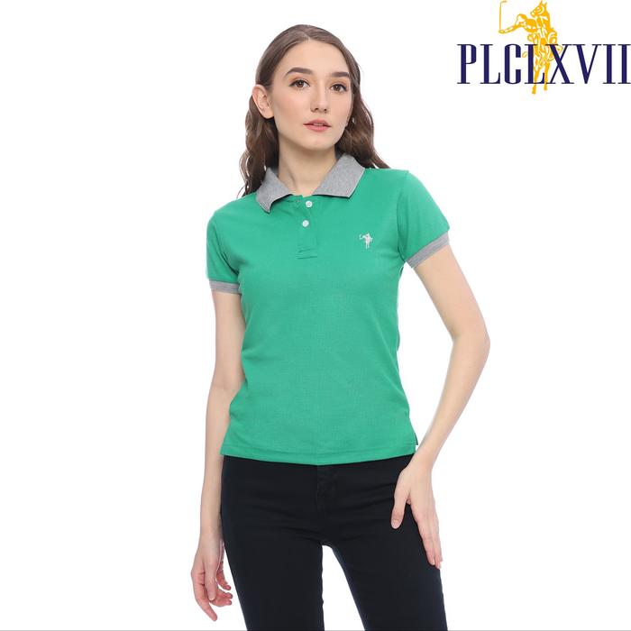 PLCLXVII - Polo Shirt Wanita - Kerah Warna 5101 Kaos Polos