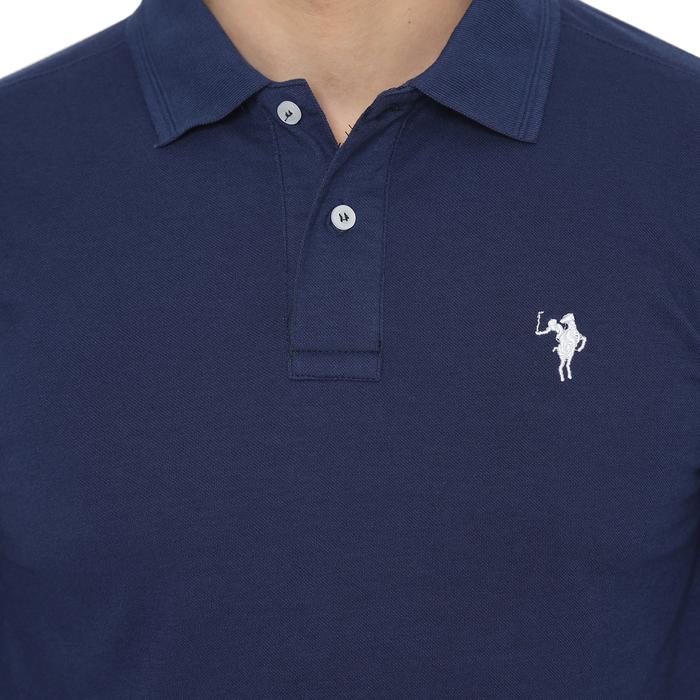 PLCLXVII - Polo Shirt - Lengan Panjang Logo Kecil 1005 Fit Pria