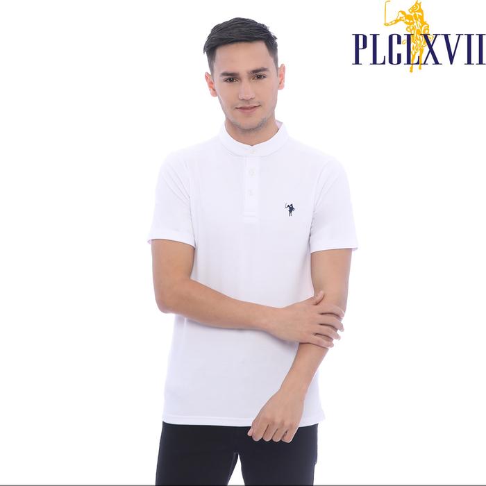 PLCLXVII - Polo Shirt Pria - Kerah Shanghai Logo Kecil 1007