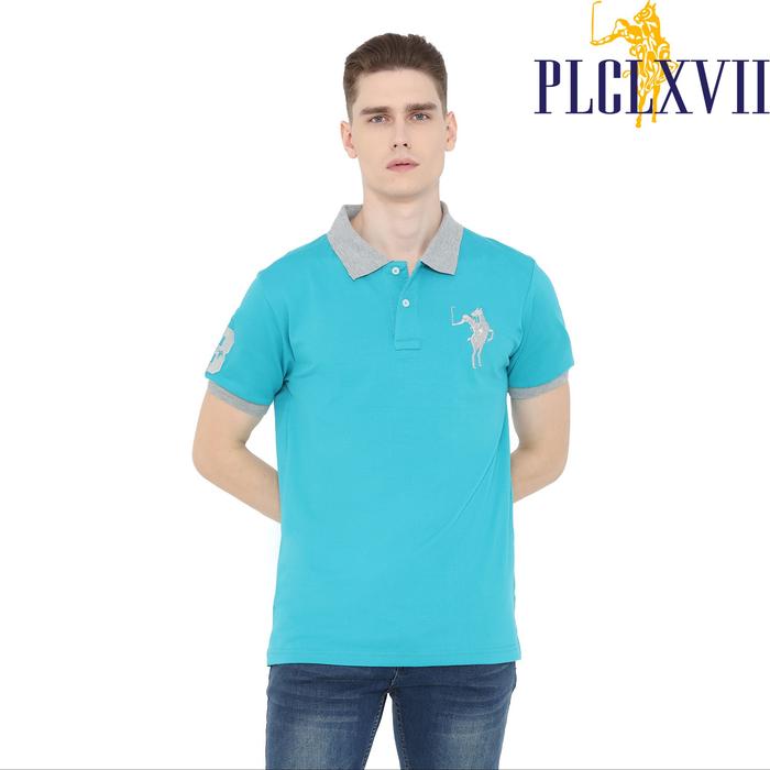 PLCLXVII - Polo Shirt Pria - Logo Besar Kerah Warna 1011 Bordir Fit