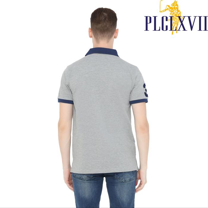 PLCLXVII - Polo Shirt Pria - Logo Besar Kerah Warna 1013
