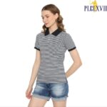PLCLXVII - Polo Shirt Wanita - Salur Logo Kecil 5009