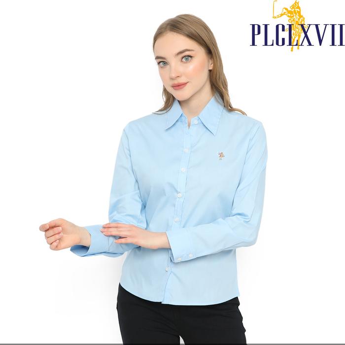 PLCLXVII - Kemeja Wanita - Polos Lengan Panjang 5201 Fit Basic