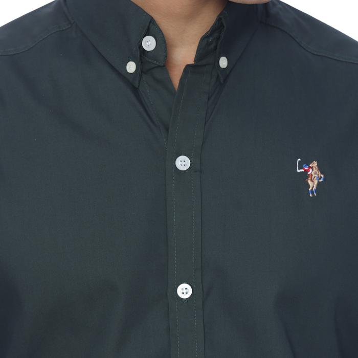 PLCLXVII - Kemeja Pria - Logo Kecil Lengan Panjang 1701 Fit