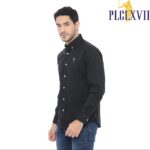 PLCLXVII - Kemeja Pria - Logo Kecil Lengan Panjang 1701 Fit