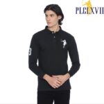 PLCLXVII - Polo Shirt - Lengan Panjang Logo Besar 1006 Fit Pria