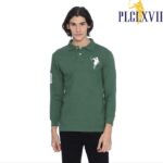 PLCLXVII - Polo Shirt - Lengan Panjang Logo Besar 1006 Fit Pria