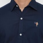 PLCLXVII - KEMEJA PRIA - LOGO KECIL LENGAN PENDEK 1601