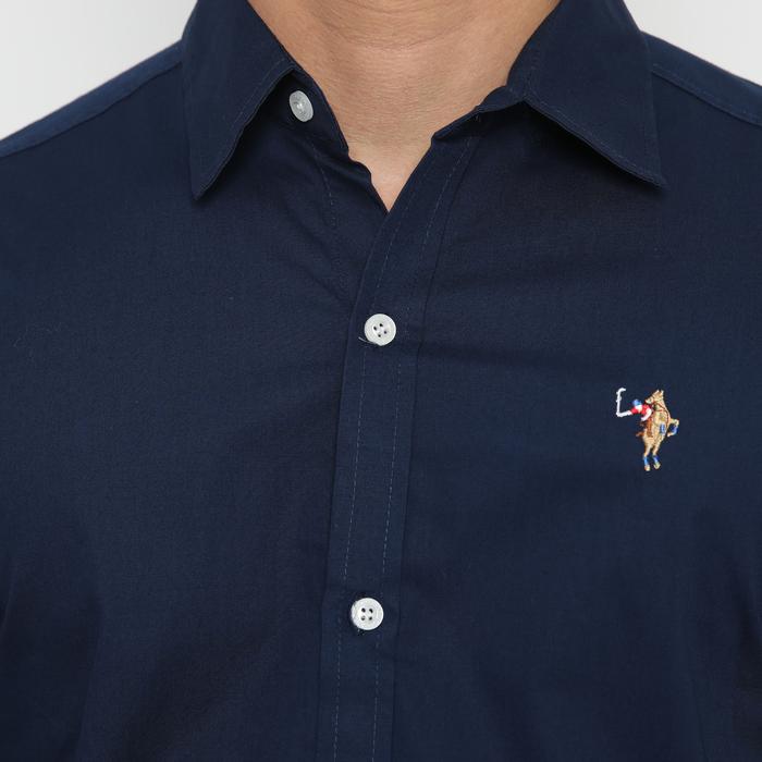 PLCLXVII - KEMEJA PRIA - LOGO KECIL LENGAN PENDEK 1601