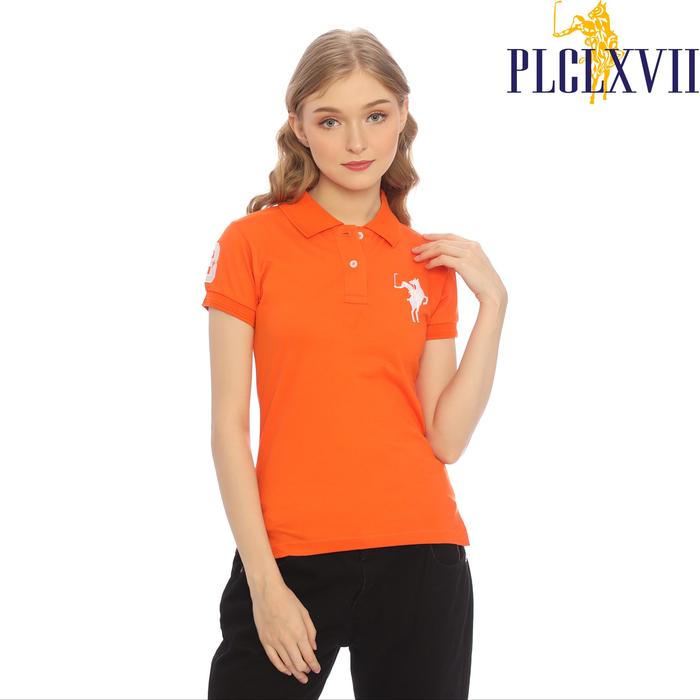 PLCLXVII - POLO SHIRT WANITA - LOGO KUDA BESAR 5002 Kaos Polos