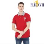 PLCLXVII - Polo Shirt Pria - Logo Besar Kerah Warna 1011 Bordir Fit