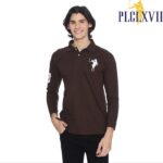 PLCLXVII - Polo Shirt - Lengan Panjang Logo Besar 1006 Fit Pria