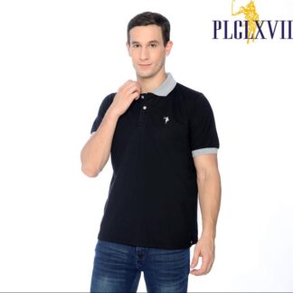 PLCLXVII - Polo Shirt Pria - Polo Shirt Kerah Warna 1301 Fit Logo