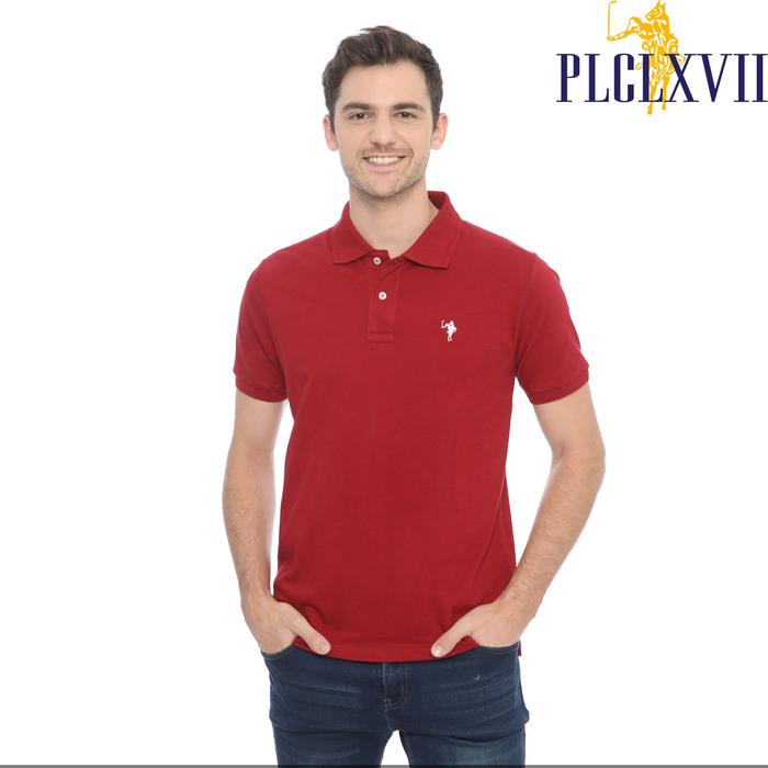 PLCLXVII - POLO SHIRT PRIA - LOGO KUDA KECIL 1001 Fit Kaos