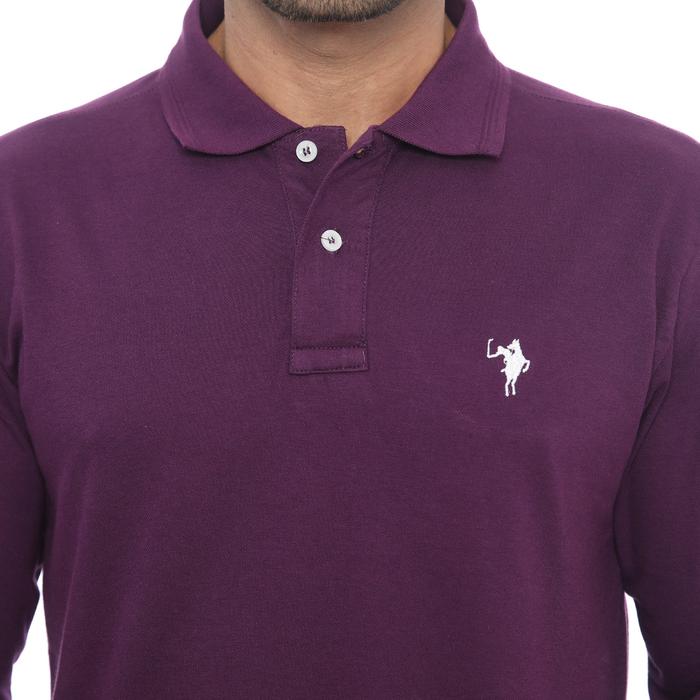 PLCLXVII - Polo Shirt - Lengan Panjang Logo Kecil 1005 Fit Pria