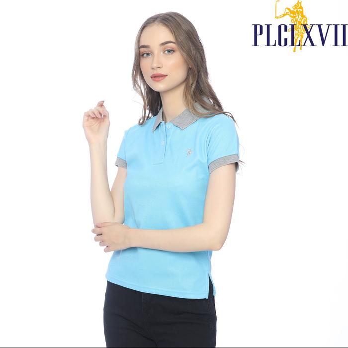 PLCLXVII - Polo Shirt Wanita - Kerah Warna 5101 Kaos Polos