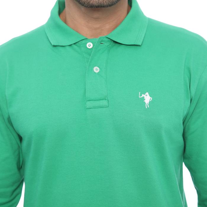 PLCLXVII - Polo Shirt - Lengan Panjang Logo Kecil 1005 Fit Pria