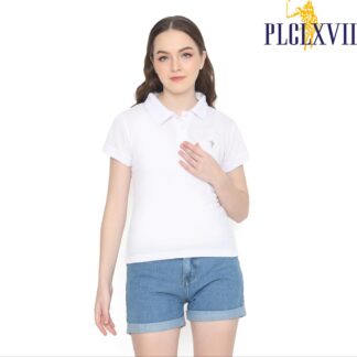 PLCLXVII - Polo Shirt Wanita - Logo Kecil 5103 Kaos Kerah