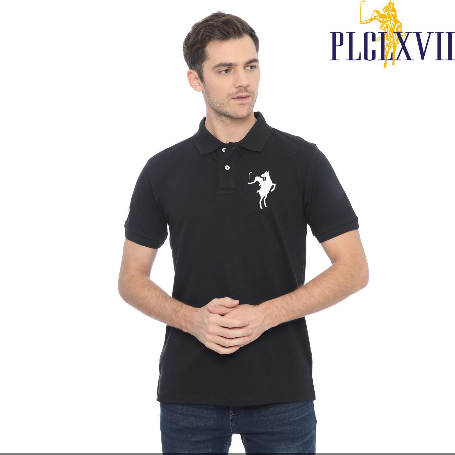 PLCLXVII - POLO SHIRT PRIA - LOGO KUDA BESAR 1002