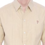 PLCLXVII - Kemeja Pria - Linen Lengan Pendek 1603 - HITAM