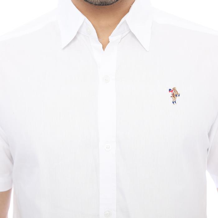 PLCLXVII - KEMEJA PRIA - LOGO KECIL LENGAN PENDEK 1601