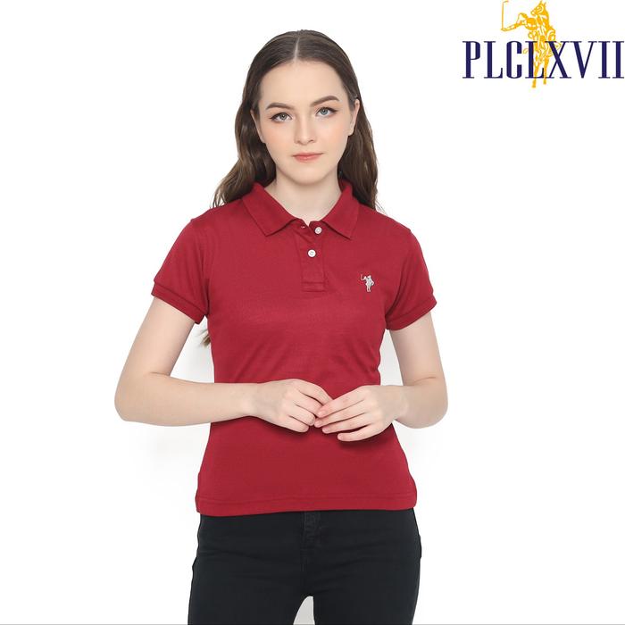 PLCLXVII - Polo Shirt Wanita - Logo Kecil 5103 Kaos Kerah