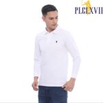 PLCLXVII - Polo Shirt - Lengan Panjang Logo Kecil 1005 Fit Pria