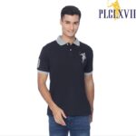 PLCLXVII - Polo Shirt Pria - Logo Besar Kerah Warna 1011 Bordir Fit