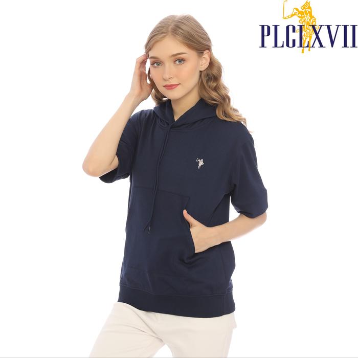 PLCLXVII - Hoodie Wanita - Hoodie Lengan Pendek Logo Kecil 1505