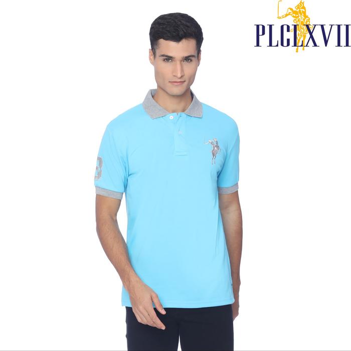 PLCLXVII - Polo Shirt Pria - Logo Besar Kerah Warna 1011 Bordir Fit